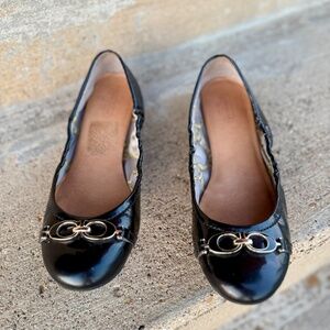 Coach Vintage Carlita Black Ballet Flat